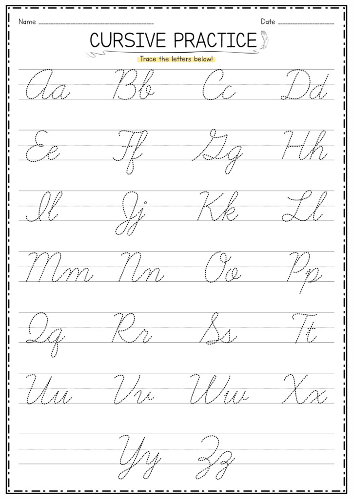 17 Palmer Cursive Worksheets Free PDF At Worksheeto - Free Printable Cursive Writing Worksheets Pdf