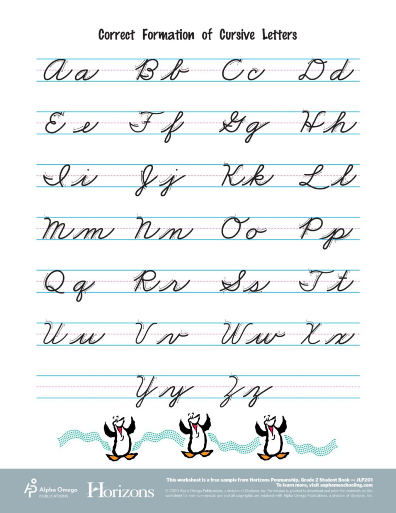 Cursive Alphabet Grade 2 AlphabetWorksheetsFree - Cursive Worksheets 2Nd Grade