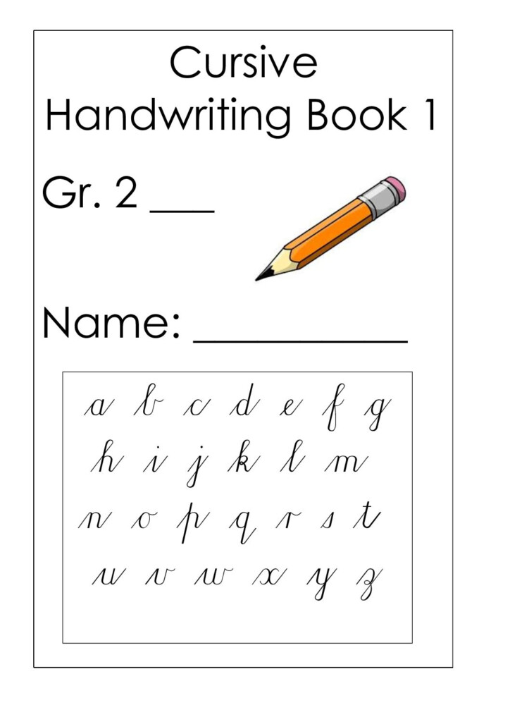 Cursive Alphabet Grade 2 Download Printable Cursive Alphabet Free  - Cursive Handwriting Worksheets For Second Grade