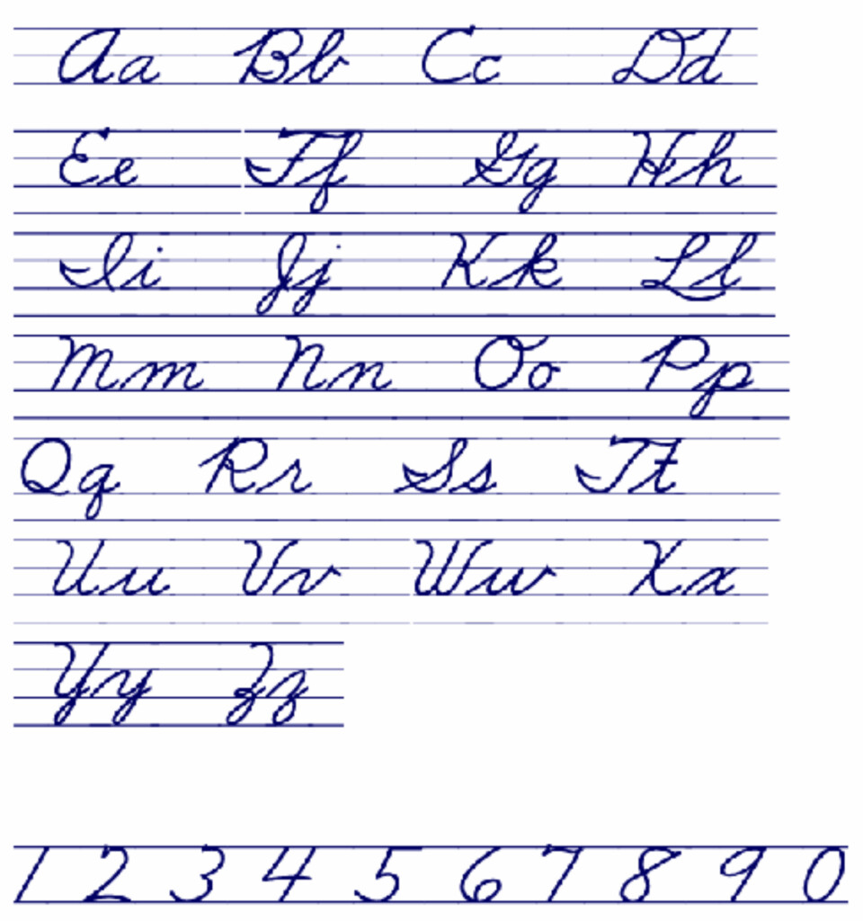 Cursive Alphabet Uppercase And Lowercase Chart AlphabetWorksheetsFree - Cursive Uppercase And Lowercase Letters Worksheet