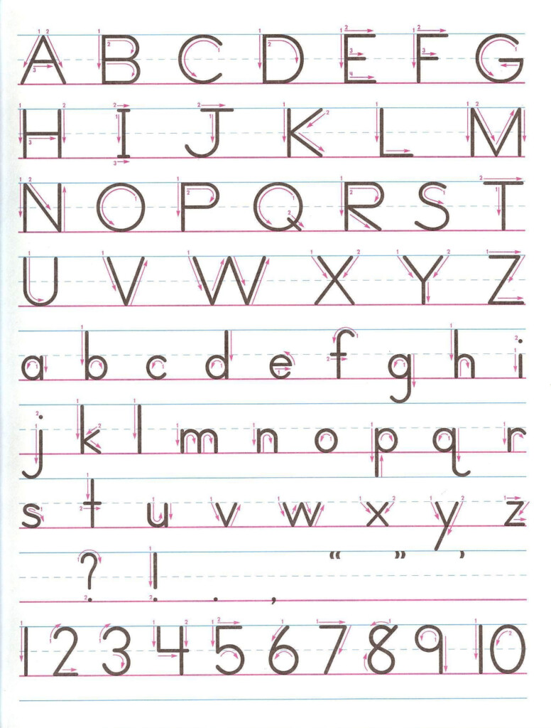 Cursive Alphabet Zaner Bloser AlphabetWorksheetsFree - Free Printable Zaner Bloser Cursive Handwriting Worksheets