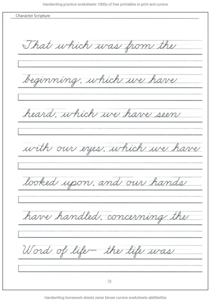 Cursive Grade 3 Worksheet - Cursive Grade 3 Worksheet