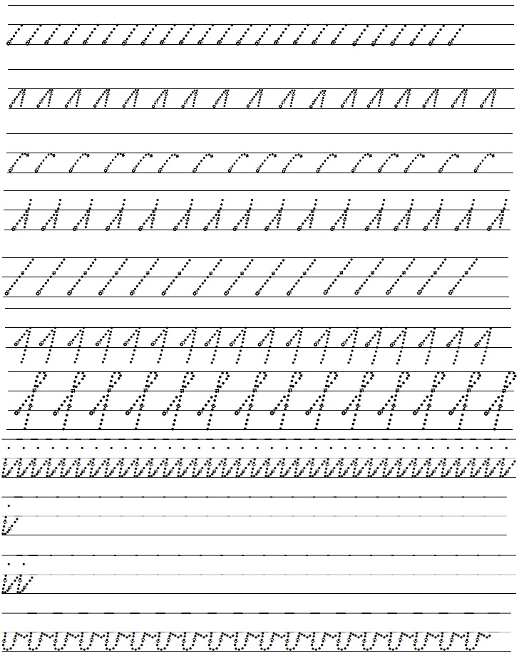 Cursive Handwriting Pattern Book Teacha  - Cursive Patterns Worksheet