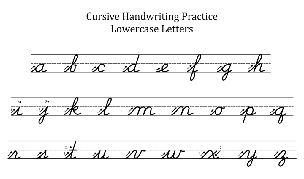 Cursive Lower Case Letters 20 Free PDF Printables Printablee - Cursive Lowercase Letters Worksheet