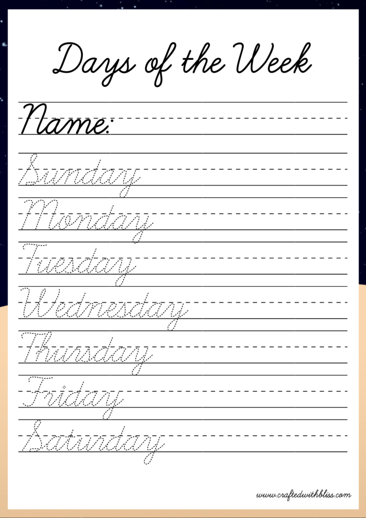 Cursive Writing Practice Printables - Cursive Pome Worksheets