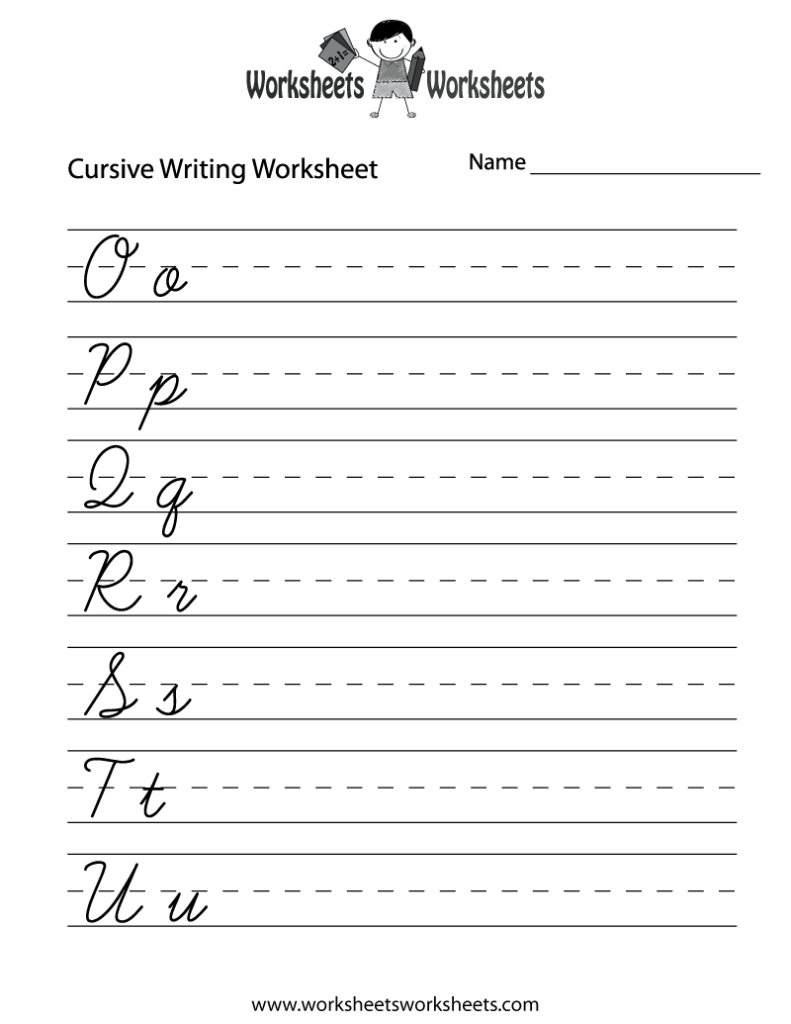 Cursive Writing Worksheets Free Printable - Cursive Pome Worksheets