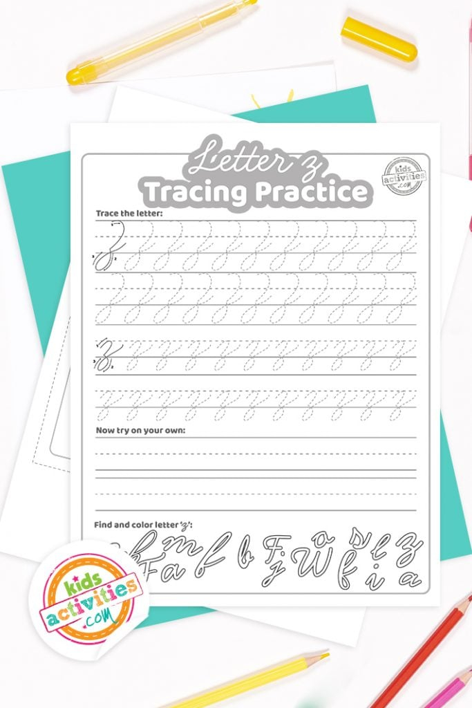 Cursive Z Worksheets Free Printable Cursive Practice Sheets For Letter  - Z Cursive Worksheet