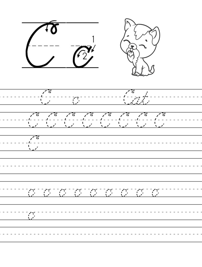 D nealian Cursive Worksheets Printable Printable World Holiday - D'Nealian Cursive Handwriting Worksheets Printable