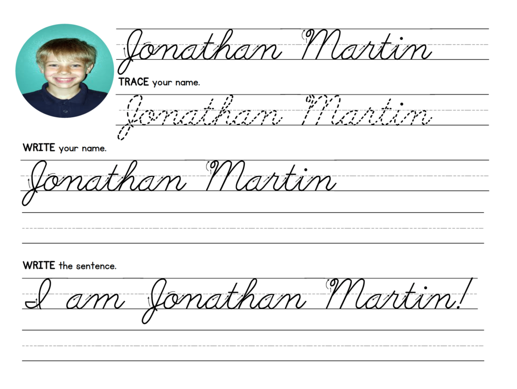 Free Printable Cursive Name Practice Sheets You Can Use It To Create  - Cursive Name Generator Worksheet