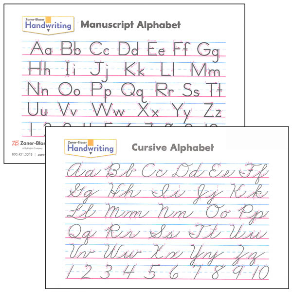 Free Zaner Bloser Handwriting Worksheets Handwriting Worksheets - Cursive Handwriting Rhymes Zaner-Bloser Worksheets