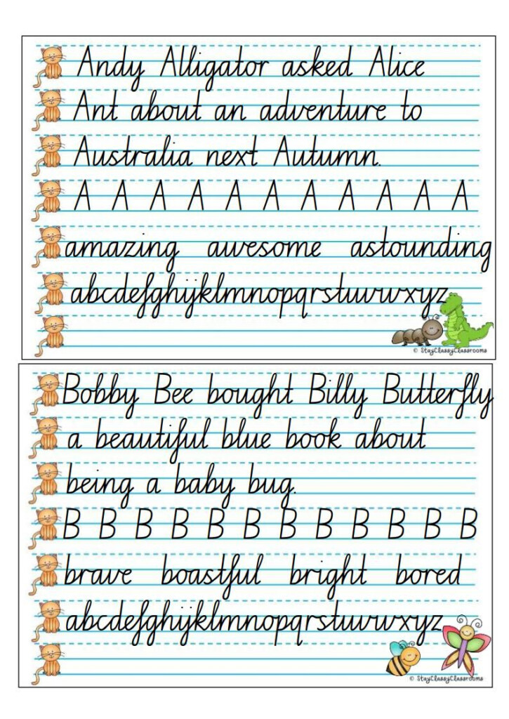 Handwriting Copy Cards NSW Speed Loops Teaching Cursive Writing  - Nsw Foundation Cursive Handwriting Printable Worksheets