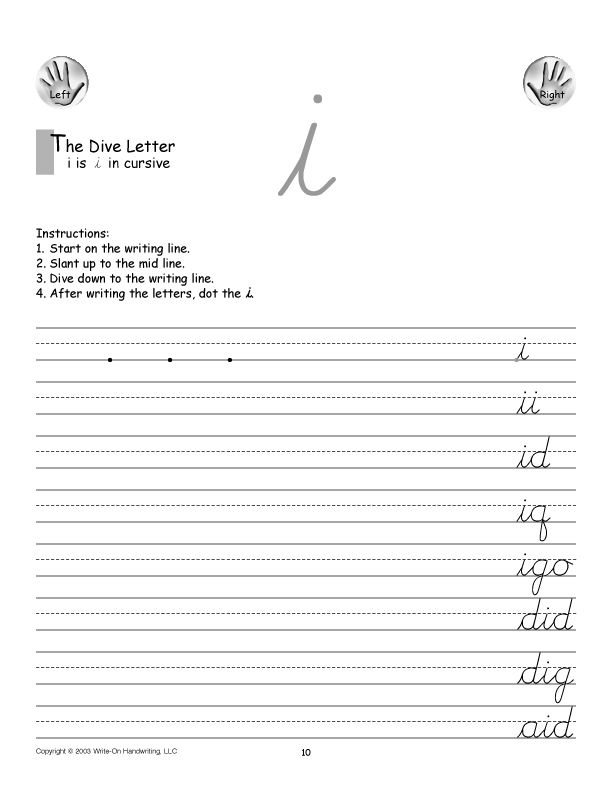 Left Handed Cursive Writing Worksheets Writing Worksheets - Free Left Handed Cursive Writing Worksheets