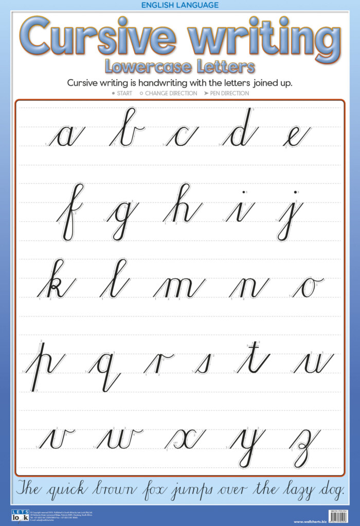 Lowercase Cursive Letters Worksheets - Lower Case Cursive Worksheets