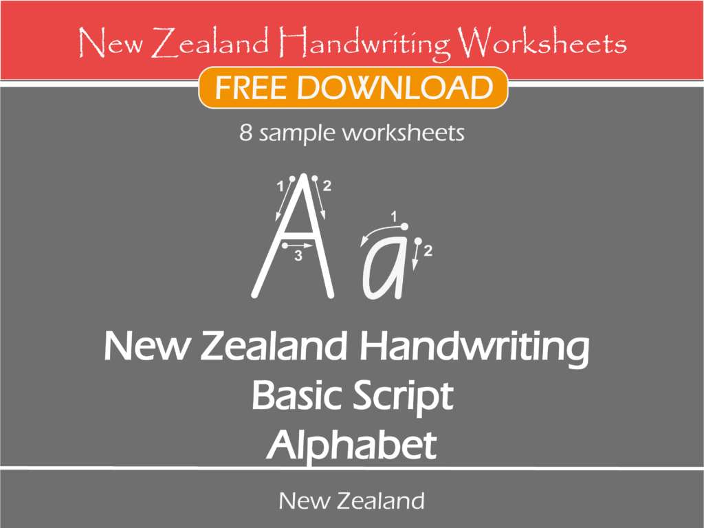 New Zealand Handwriting Worksheets New Zealand Basic Script Free  - Cursive Handwriting Worksheets New Zealand