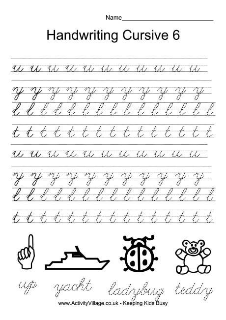 Queensland Cursive Handwriting Worksheets Printouts Download  - Queensland Cursive Handwriting Worksheets