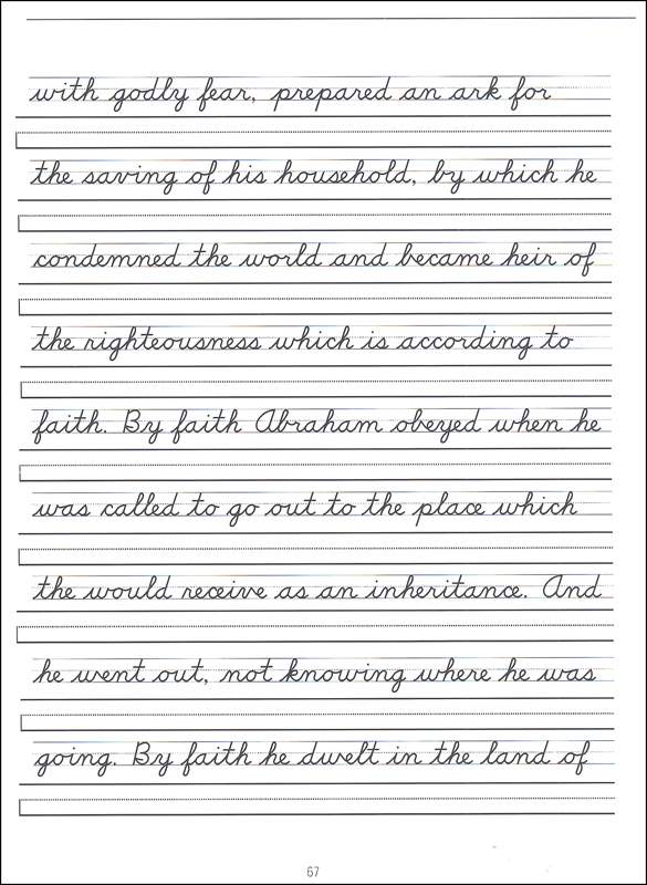 Scripture Character Writing Worksheets D Nealian Advanced Cursive  - Advanced Cursive Worksheets