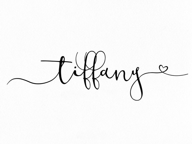 Tiffany Cursive Sticker 1 4 8 Tiffany Tattoo Cursive Name Tattoos - Tiffany In Cursive Worksheets